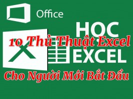Thủ thuật excel cơ bản