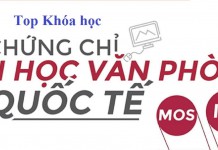 Khóa học mos online tốt nhất