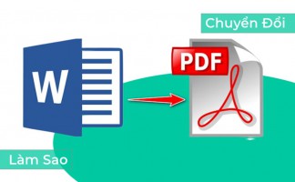Hướng dẫn cách chuyển word sang PDF